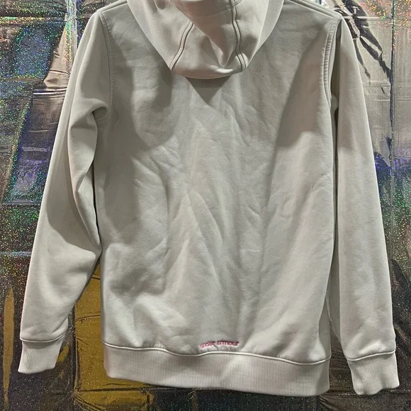 Under Armour Breast Cancer Awareness White Full Zip Hoodie Women’s Small - Picture 3 of 5